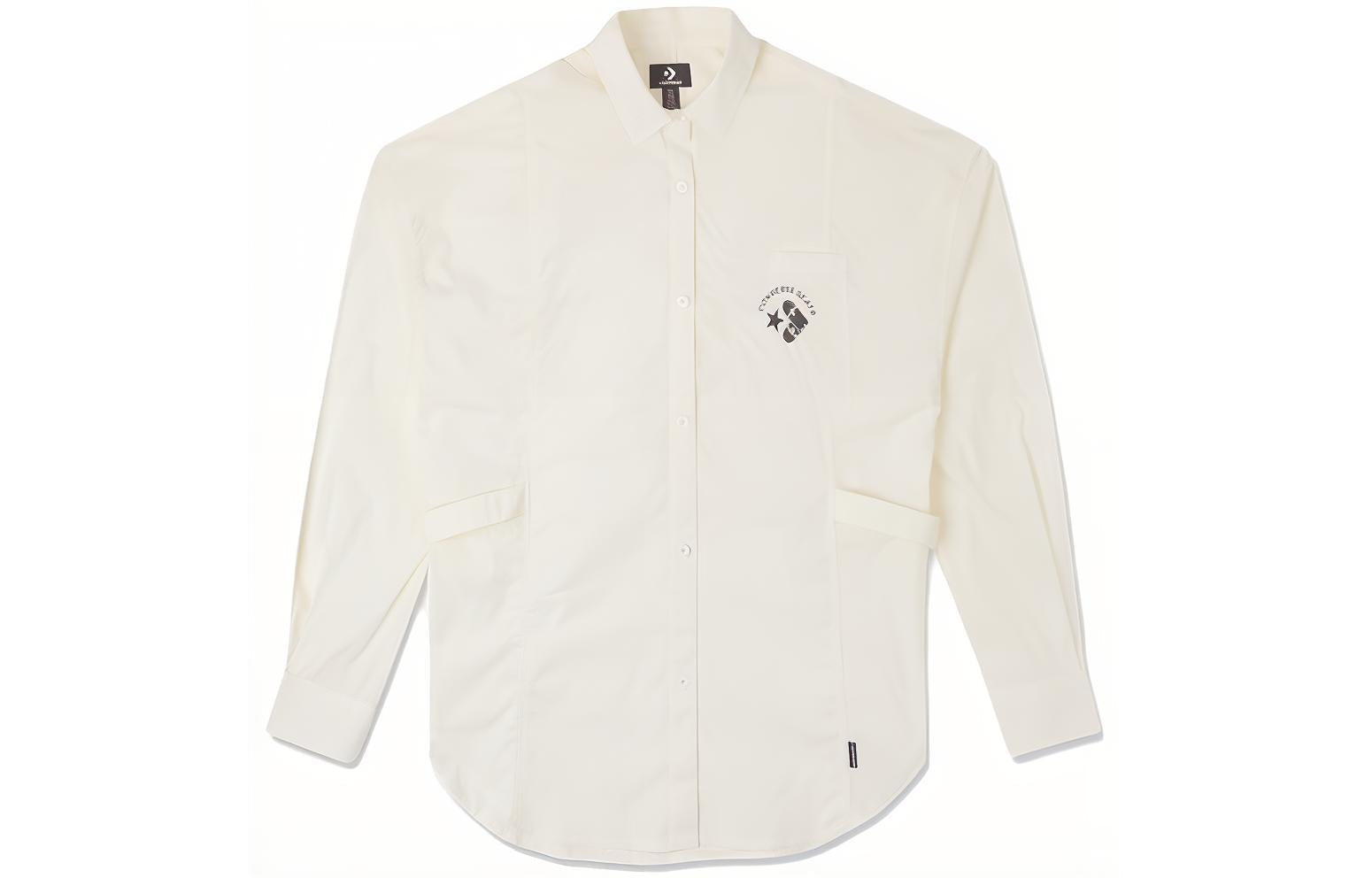 (WMNS) Converse Skateboard Shirt Asia Sizing 'White' 10026167-A01
