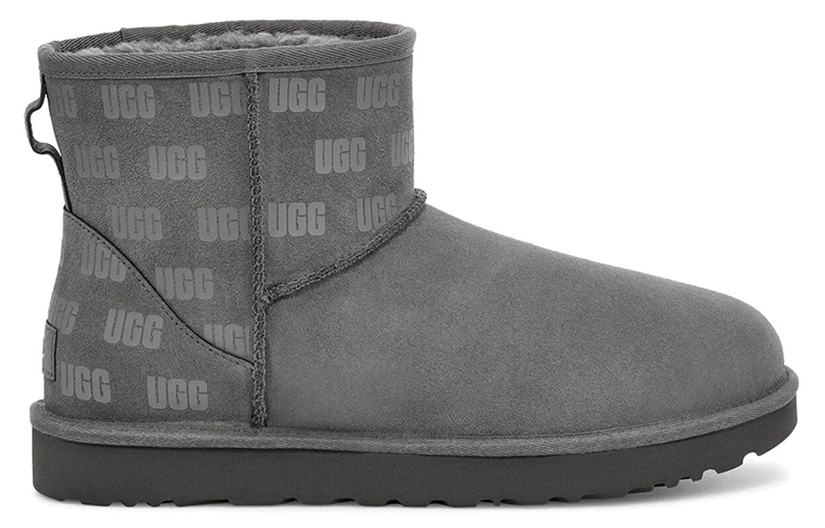 UGG Classic Mini II Snow Boots Gray 1119391-CHRC