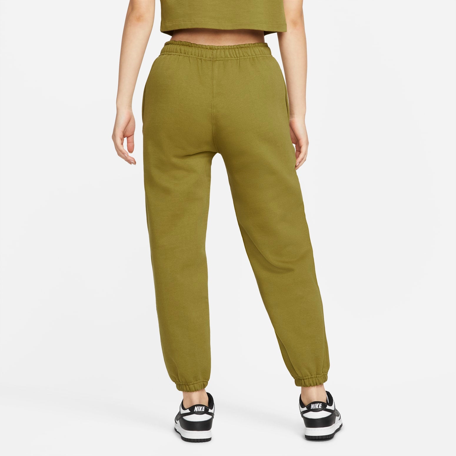 (WMNS) Nike Solo Swoosh Sweatpants 'Green' DA0334-318