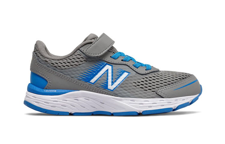 New Balance Kids' 680v6 Grey/Blue YA680LS6