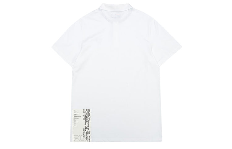 FILA FUSION Sports Short Sleeve POLO White T11M021112F-WT