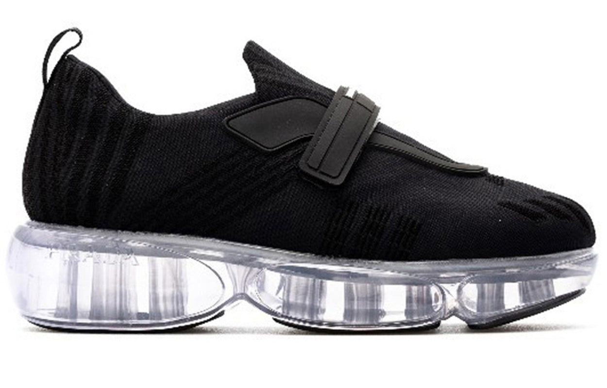 (WMNS) PRADA Cloudbust Rubber and Leather 'Black with Clear Sole' 1E651I_T2O_F0002_F_G040