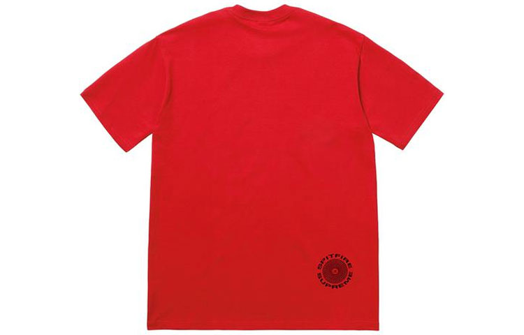 Supreme SS18 Spitfire Classic Swirl Red Tee SUP-SS18-450
