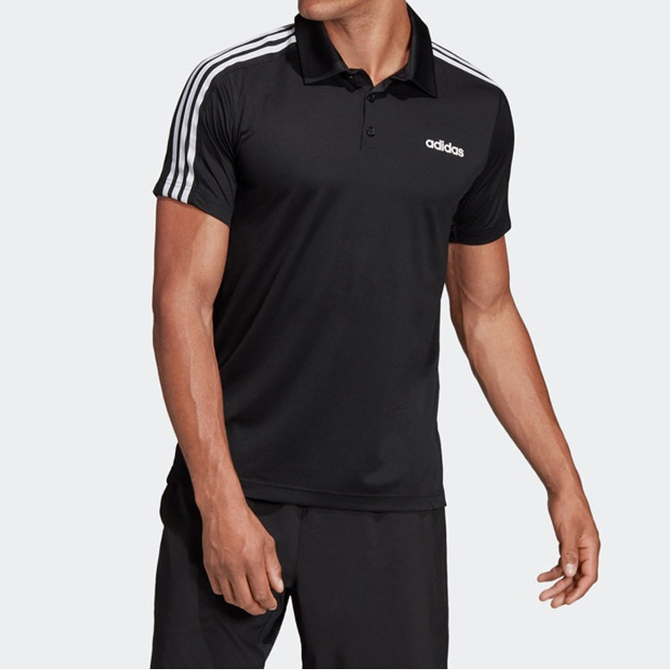 Men's adidas Training Sports POLO Black Polo Shirt DT3048