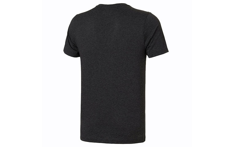 New Balance Knit Tops Round Neck Breathable Sweat-Wicking Short Sleeve Black AMT73080-BKH