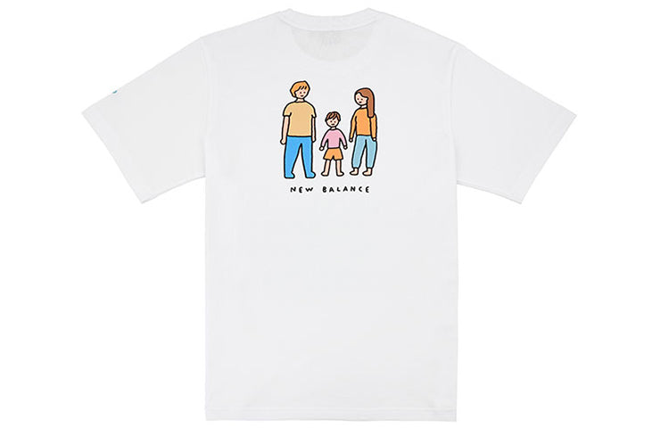 New Balance x ZERO PER ZERO Unisex Sports Tee White NEA3V963-WT