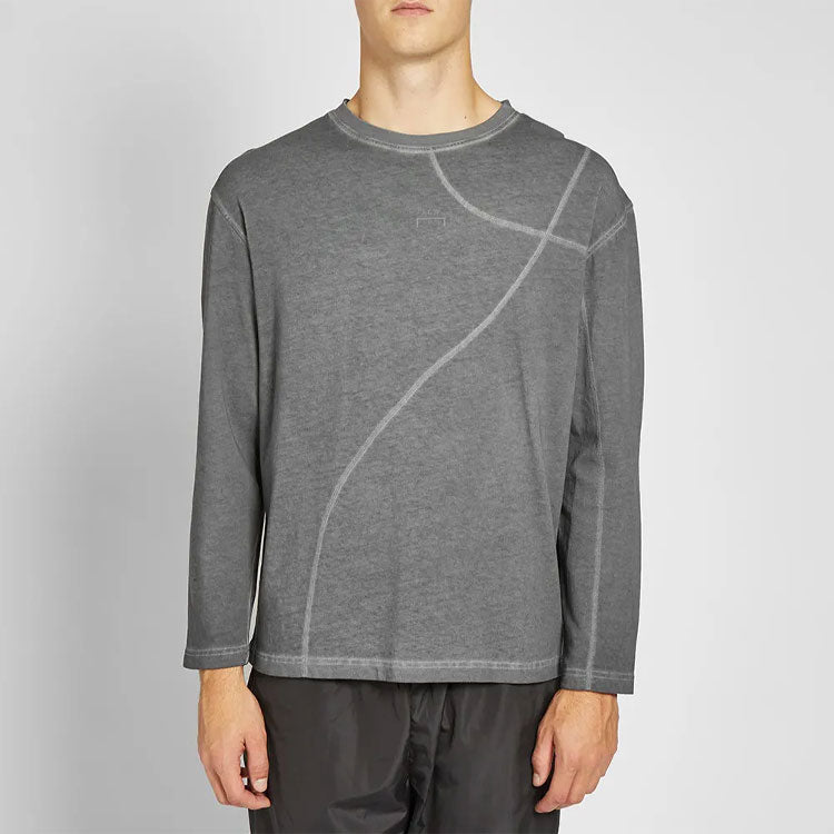 A-COLD-WALL* Long Sleeve Core Mesh Logo Tee Logo Tee ACW-LSC02-GY