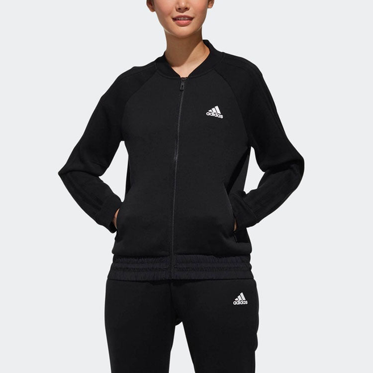 (WMNS) adidas Bomber Knitted Brand 'Black' DW4568