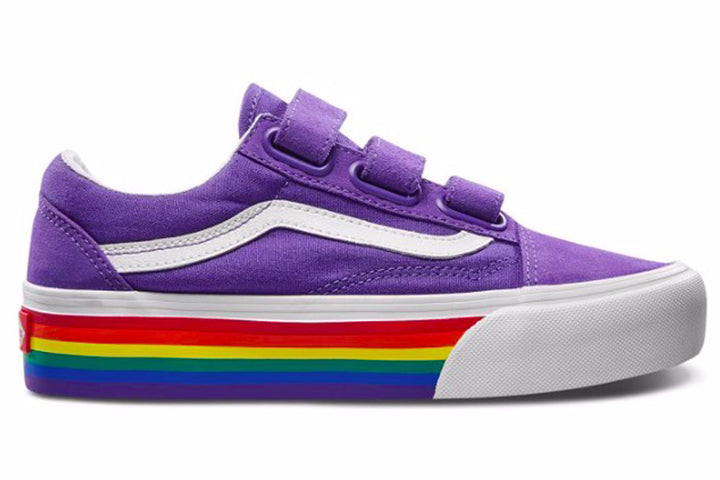 Vans Old Skool V Platform 'Rainbow' VN0A45K2VS3