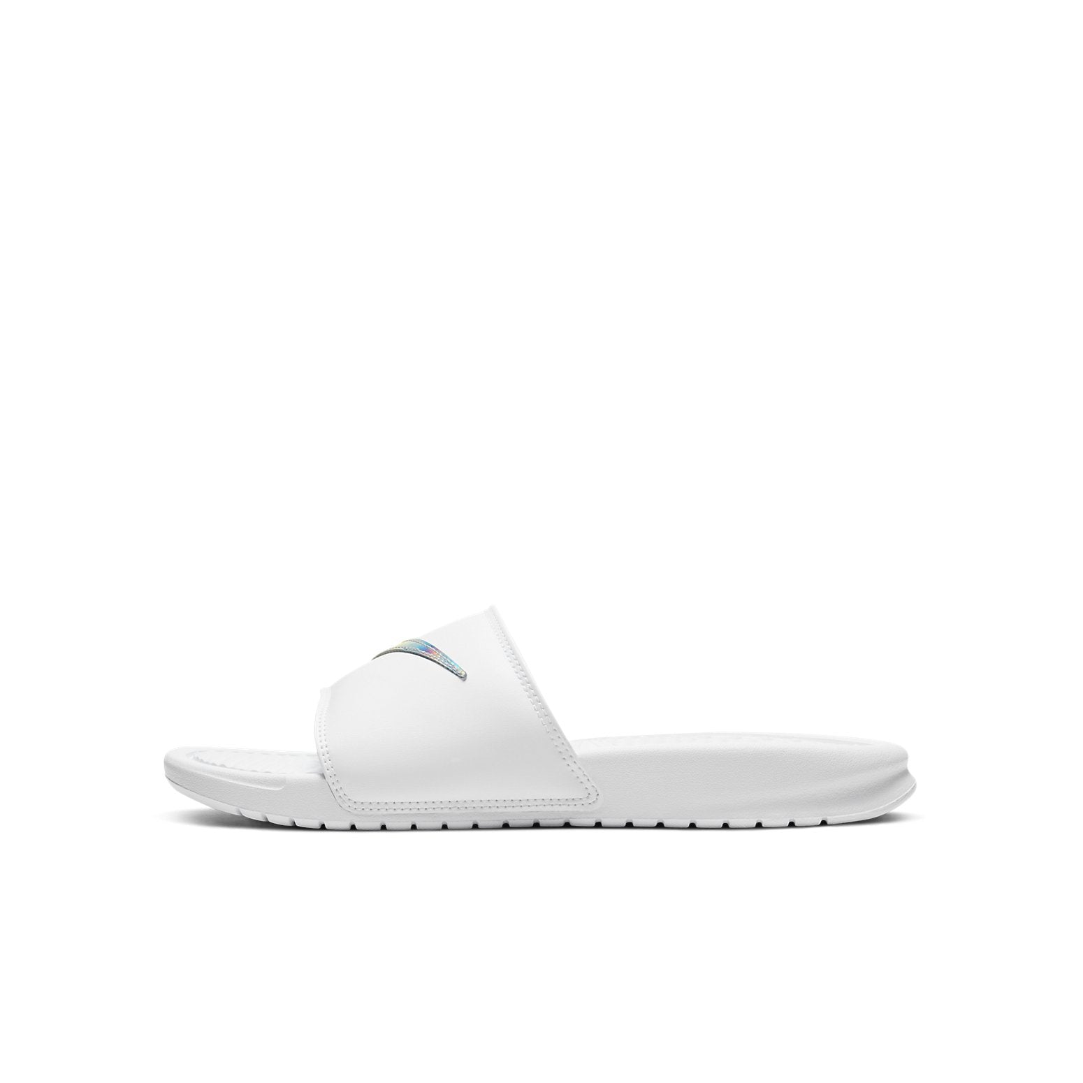 (WMNS) Nike Benassi JDI Slide 'White Iridescent' DA2544-100