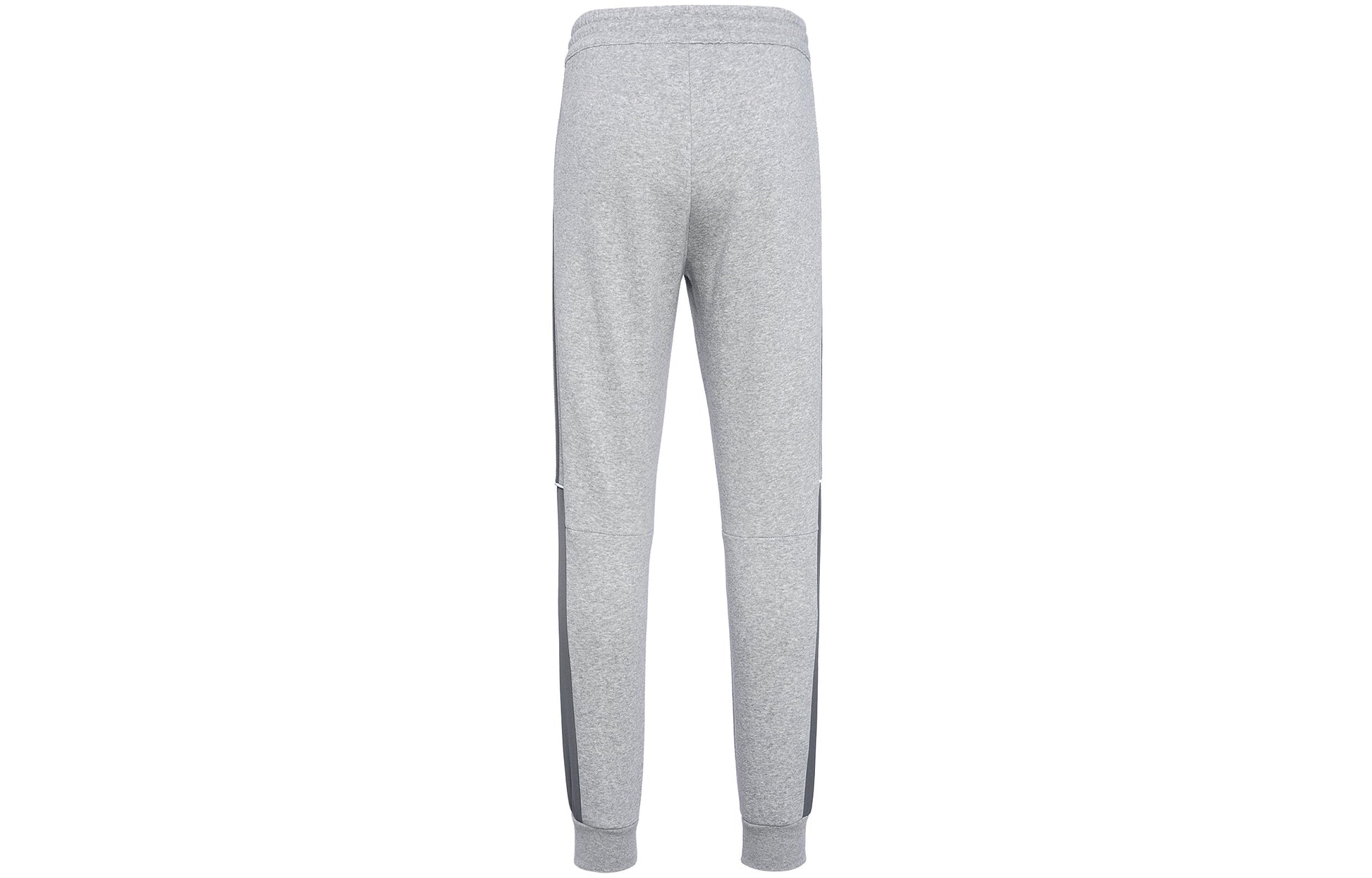adidas originals Casual Logo Solid Color Sports Bundle Feet Pants Gray GU9421