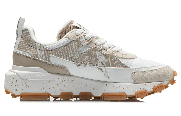 (WMNS) Li-Ning Lifestyle Sportswear 'Beige White' AGCR286-1
