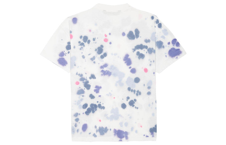 Men's PALM ANGELS Tie Dye Short Sleeve White PMAA001E20JER0140184