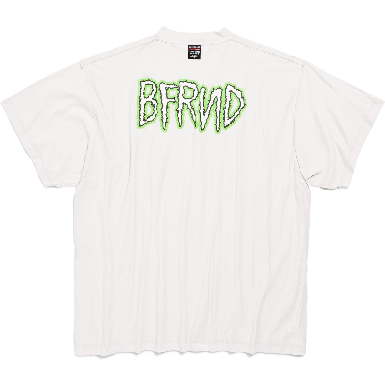 Balenciaga Bfrnd Series Inside-out Oversized T-shirt 'Off White' 787358TQVG89016