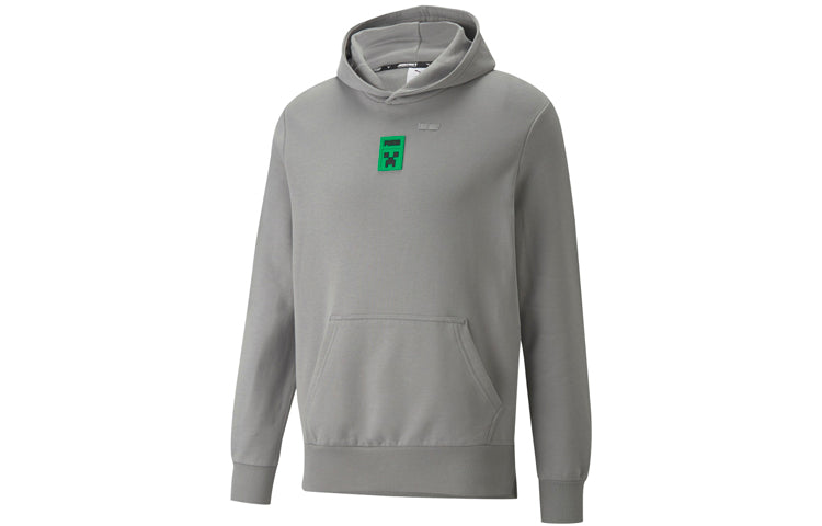 PUMA x MINECRAFT Crossover Funny Pattern Sports Gray 534376-76