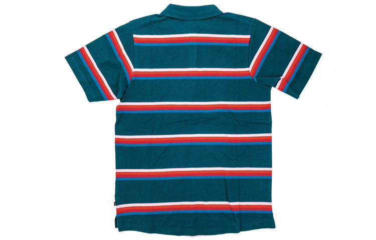 Nike SB x Parra Crossover Casual Stripe Short Sleeve polo US Edition Green Dark green CI2024-347