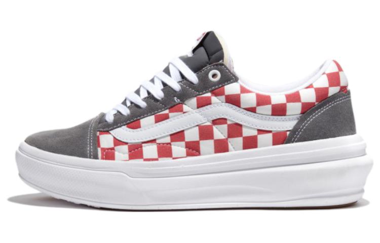 Vans Comfycush Checkerboard Old Skool Overt Cc Skate Shoes 'Red' VN000BWALN4