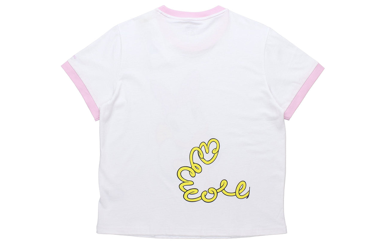 (WMNS) adidas neo Dsny Cp Tee Disney Donald Duck Sports Short Sleeve White GJ5623