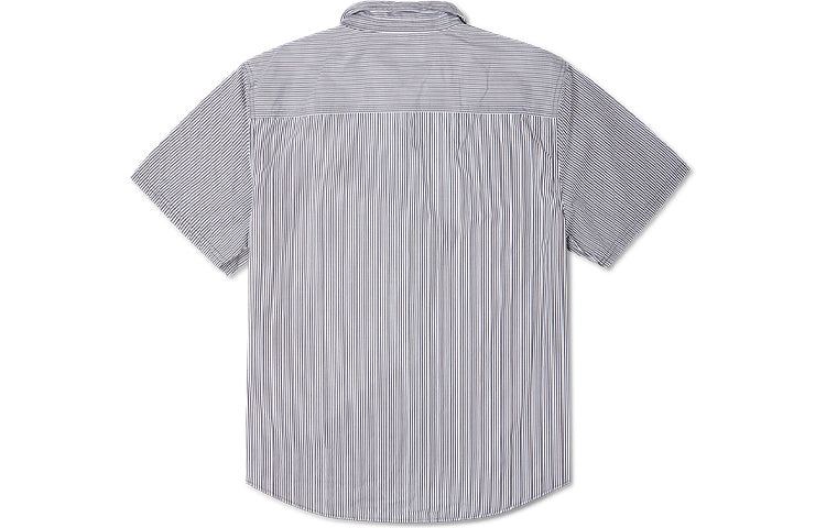 Converse Striped Woven Carpenter Button Down Asia Sizing 'Grey' 10023411-A02