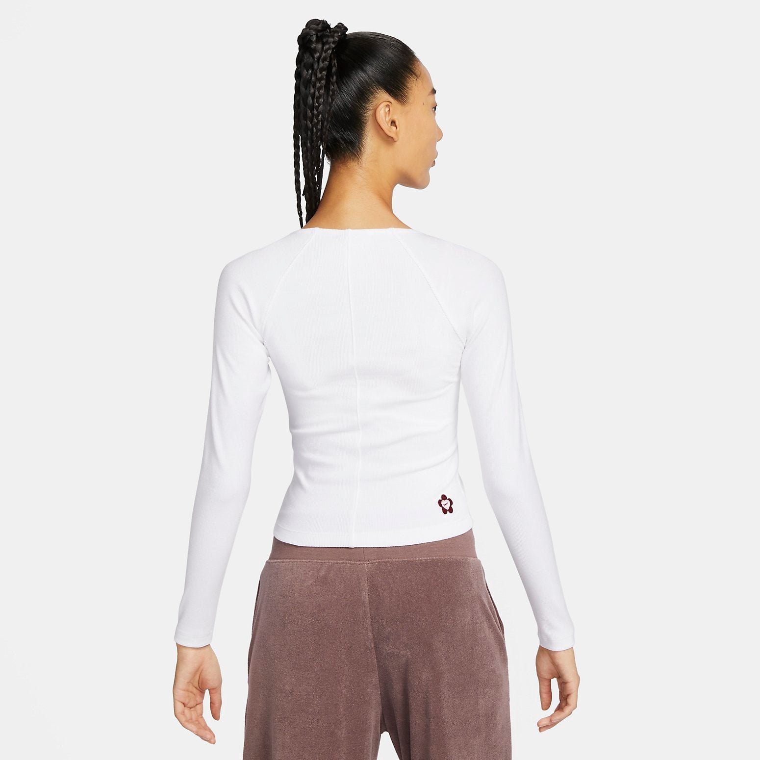 (WMNS) Nike Sportswear V-Day Long-Sleeve Full-Zip Top 'White' HF1133-100