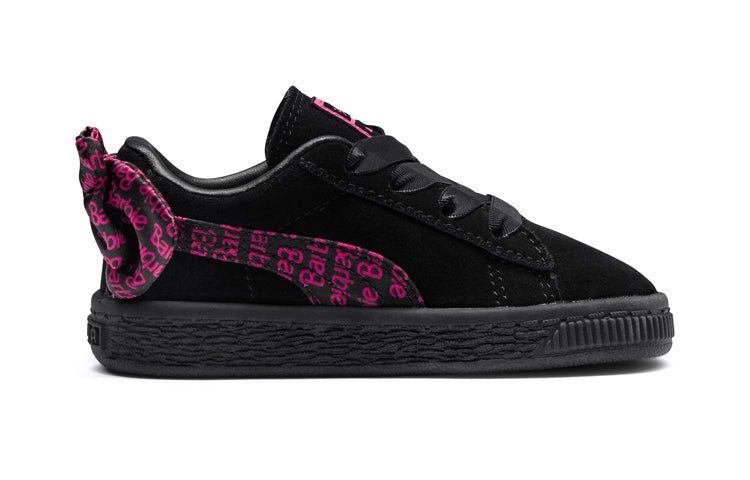 (PS) PUMA X Barbie Suede Classic Leisure Shoes Black 366658-01