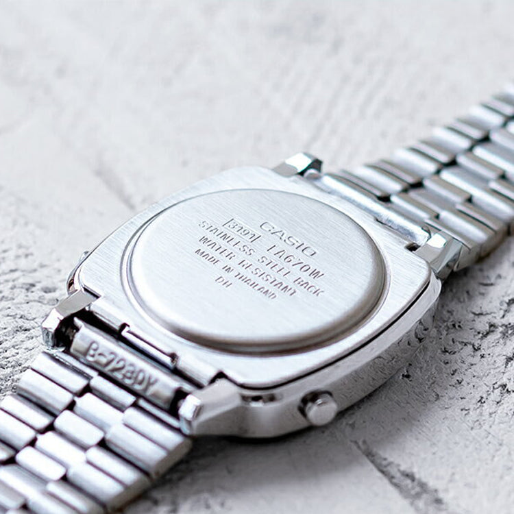 Casio Youth Digital Watch 'Silver Blue' LA670WA-2