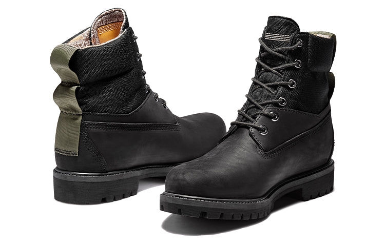 Timberland BOOTS 6 Inch Treadlight Waterproof ReBOTL 'Black Green' A2DTU001