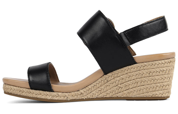 (WMNS) UGG Navee Sandals Black Brown 1117347-BLLE