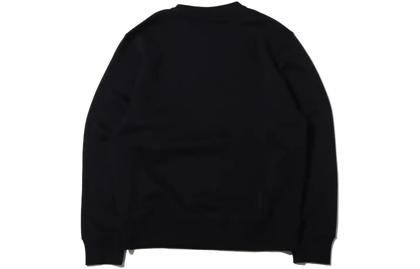 Men's Nike Logo Cartoon Pattern Printing Round Neck Pullover Black DR8034-010