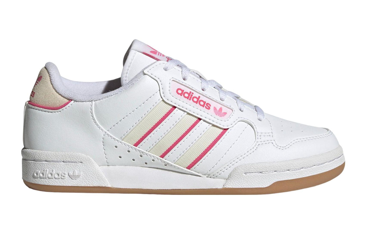 (GS) adidas Continental 80 Stripes 'White Solar Pink' GY9349