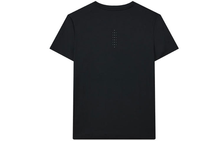 FILA Logo Printing Elastic Sports Short Sleeve Black A11M122102F-BK