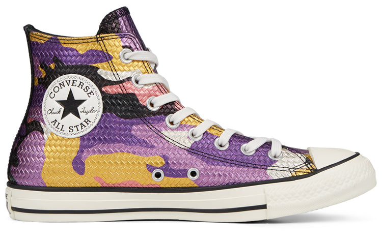 Converse Chuck Taylor All Star Metallic Camo High Top 'White Purple' 165822C