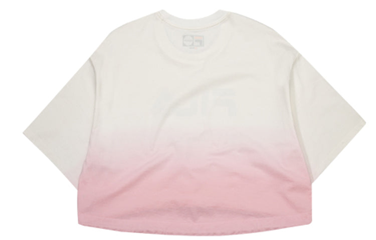 (WMNS) FILA FUSION Drawstring Short Sleeve White T11W023110F-WT