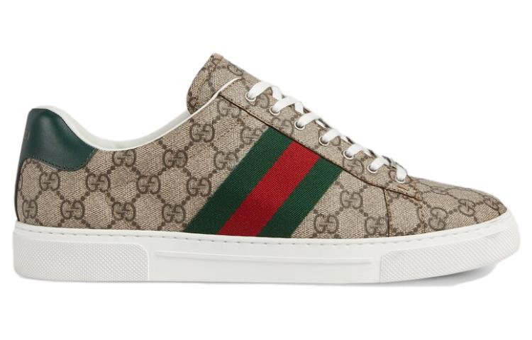 Gucci Ace sneaker with Web 'Beige Ebony' 760775-FACMZ-9746