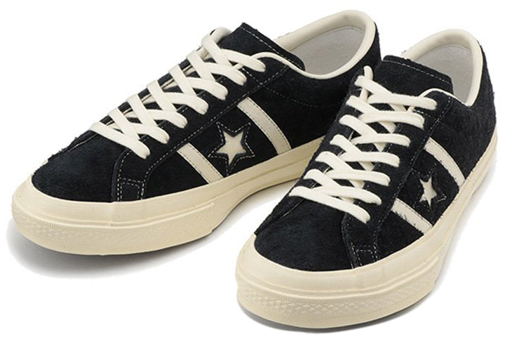 Converse Unisex Star & Bars Suede Low-Top Sneakers Black 1CL659