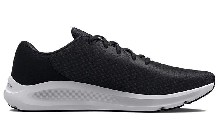 (WMNS) Under Armour Charged Pursuit 3 Wide 'Black White' 3025802-001