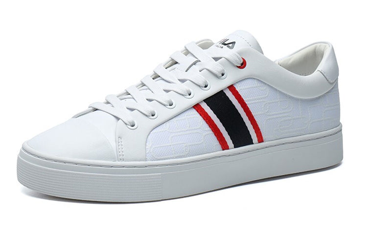 FILA 1911 Stripe Low-Top Board Shoes FILA White F12M124345FWT