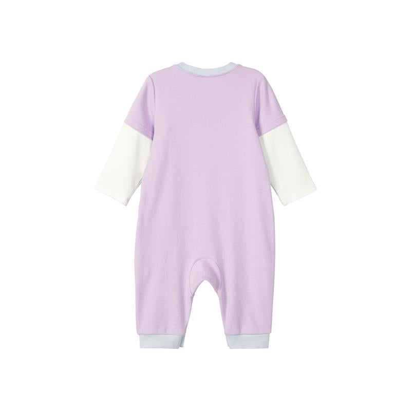 (TD) Skechers Cartoon Letter Printed Knitted Sweater 'Purple White Blue' L122K120