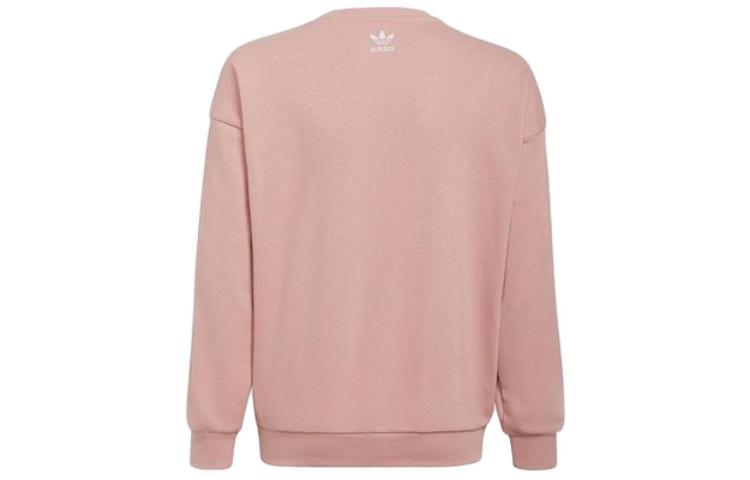 (GS) adidas Originals Graphic Crew Sweatshirt 'Pink' HC4559