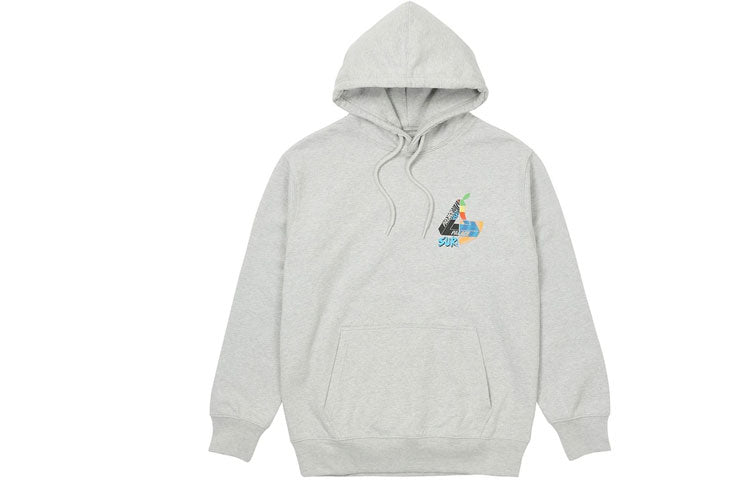 PALACE Max Up Hood Gray Triangle Logo Printing Unisex P20HD036