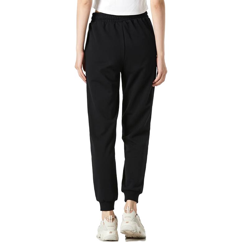(WMNS) Skechers Sport Pants 'Black White' L322W059-0018
