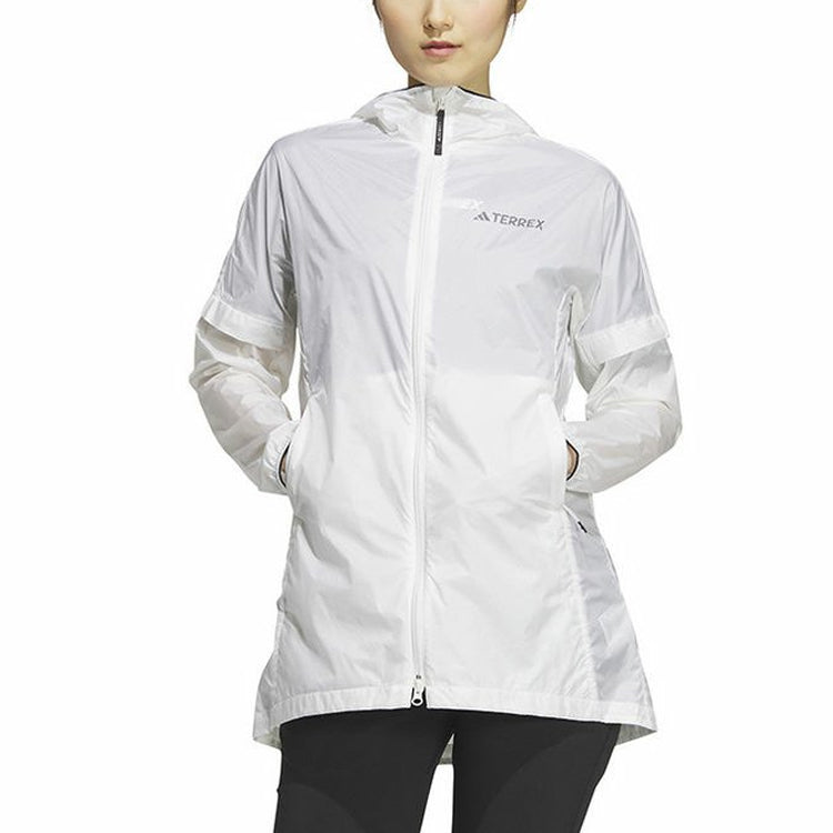 (WMNS) adidas Terrex Windbreaker Jacket 'White' HY4699