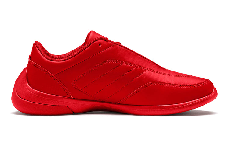 (GS) PUMA Ferrari Kart Cat Iii Youth Low Top Running Shoes Red/White 306425-04