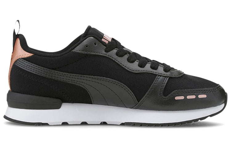 (WMNS) PUMA R78 Metallic Sneakers Black/Pink/White 374739-01