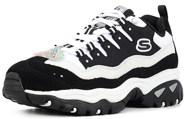 Skechers Energy Low Running Shoes Black/White/Grey 999345-BKW
