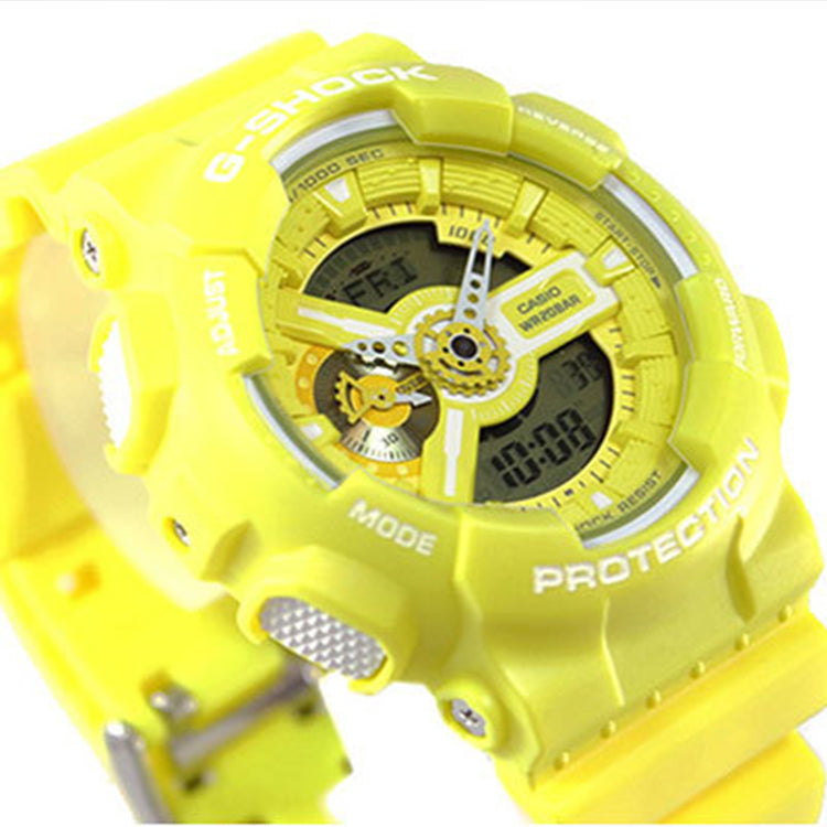 CASIO G-Shock Analog-Digital 'Yellow' GA-110BC-9A