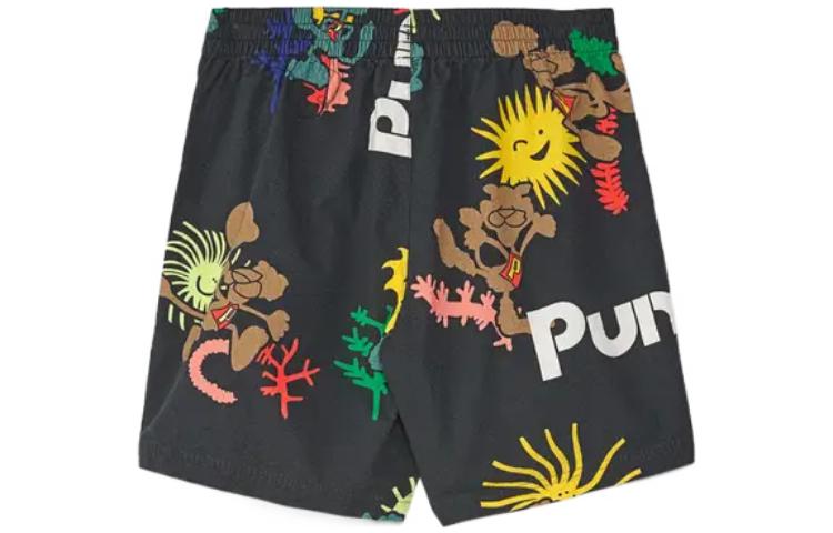 PUMA Adventure Planet All Over Print Shorts 'Black' 533488-01