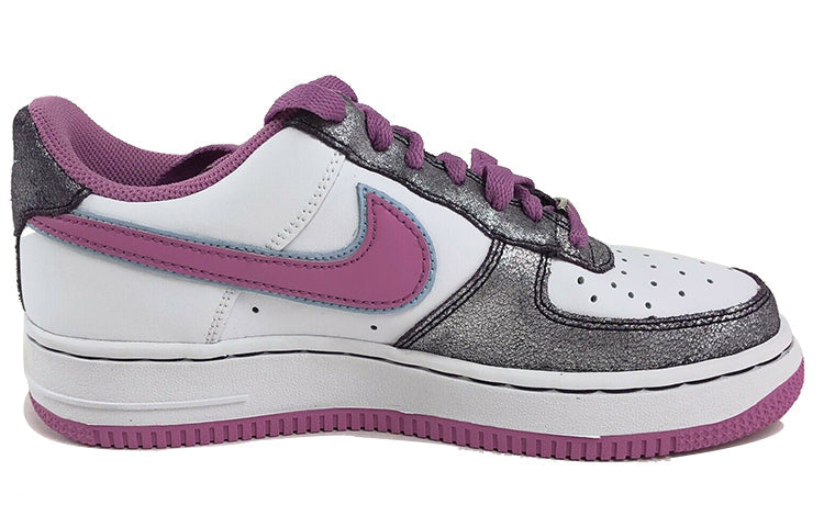 (GS) Nike Air Force 1 'Purple Silver White' 314219-161