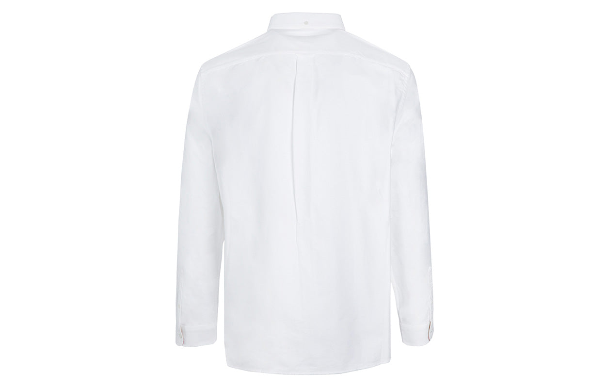 Men's Burberry SS21 Long Sleeves Shirt White 39961121