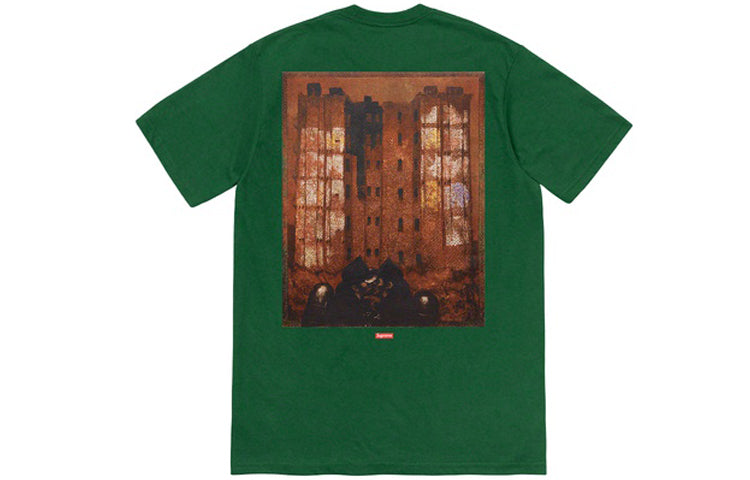 Supreme FW19 Week 12 x Martin Wong Big Heat Dark Green Tee SUP-FW19-1058